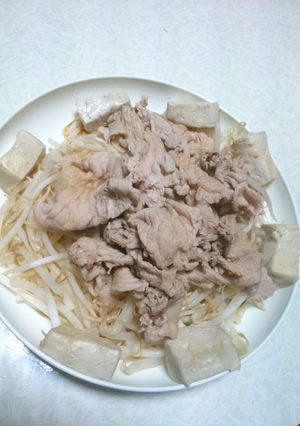 もやし豚肉豆腐サラダ-レシピのメイン写真