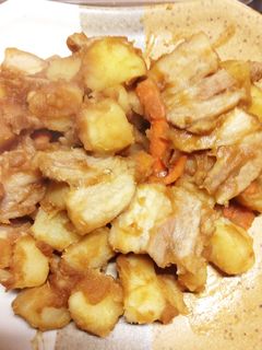 豚バラとジャガイモの中華風肉じゃが-レシピのメイン写真