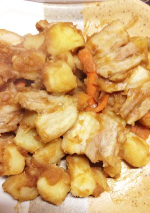 豚バラとジャガイモの中華風肉じゃが-レシピのメイン写真
