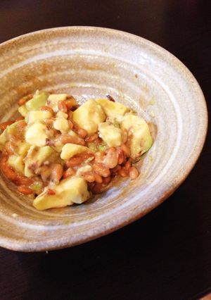 簡単おいしい！納豆アボカド-レシピのメイン写真