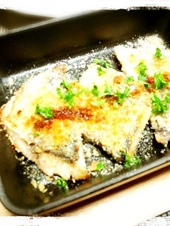 ヘルシ~おいし~*塩レモン鯵のパン粉焼き-レシピのメイン写真