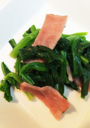 ほうれん草のホットサラダ-レシピのメイン写真