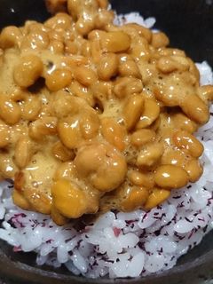 梅ゆかりで納豆ごはん♡-レシピのメイン写真
