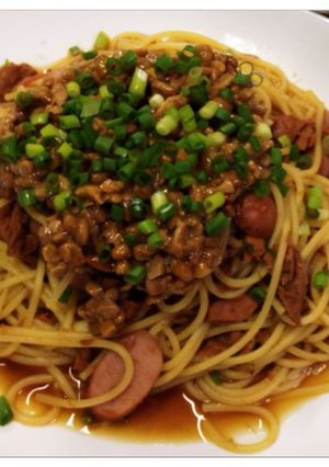 簡単！和風☆納豆パスタ-レシピのメイン写真