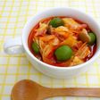 オリーブで彩りUP!野菜のトマト煮込み