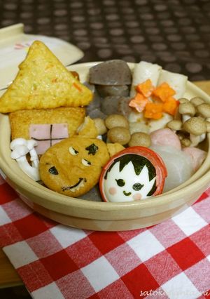 あかずきんちゃんおでんデコ鍋♪-レシピのメイン写真