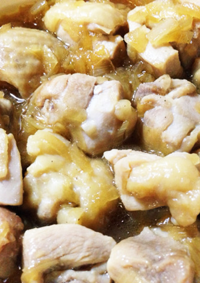 鶏もも肉と玉ねぎの炒め煮-レシピのメイン写真