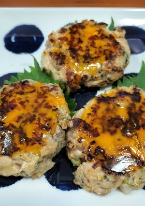 なめろうの残りで！つくね風さんが焼き-レシピのメイン写真