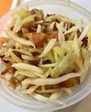 節約大根の皮ペペロンチーノ風味