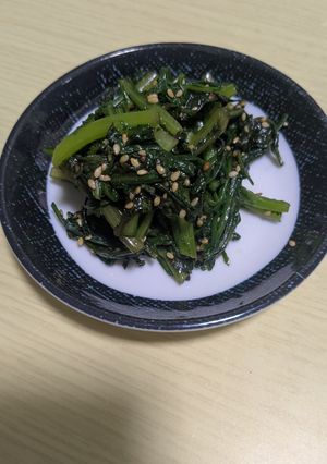 簡単レンチン♪ウマウマ春菊-レシピのメイン写真