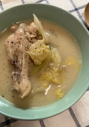 手羽元と白菜の煮るだけ和風シチュー-レシピのメイン写真
