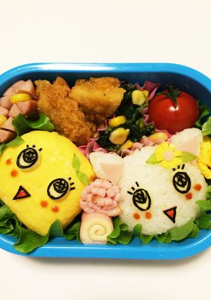 ふなっしー&ふにゃっしー☆キャラ弁-レシピのメイン写真