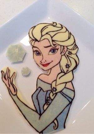 エルサ☆チョコプレート-レシピのメイン写真