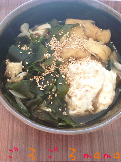 Lunch.07~温うどん-レシピのメイン写真