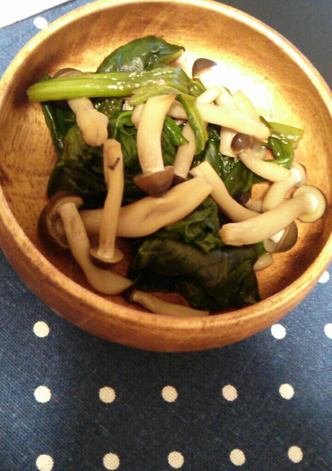 きのことほうれん草のおひたし-レシピのメイン写真