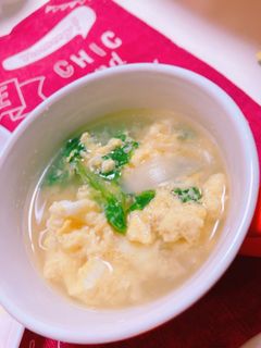 生姜であったかふわとろ和風スープ-レシピのメイン写真