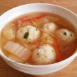 おから&豆腐&米粉*白菜の団子スープ