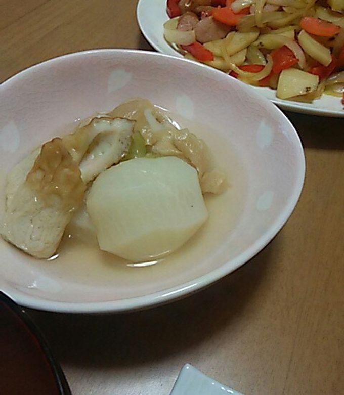 手早くもう一品♪カブと車麩の白だし煮-レシピのメイン写真