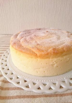 カスタードから作る！スフレチーズケーキ-レシピのメイン写真