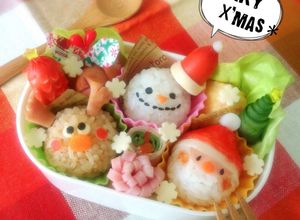 キャラ弁＊簡単♪クリスマストリオ弁当-レシピのメイン写真