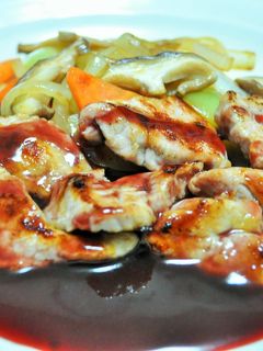 豚肉の赤ワインソース-レシピのメイン写真