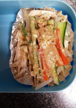 ズボラさんのお弁当 棒棒鶏？風-レシピのメイン写真