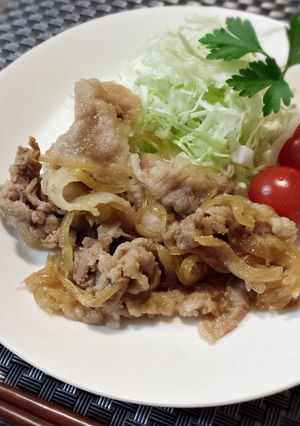 子供が好きな甘い生姜焼き-レシピのメイン写真