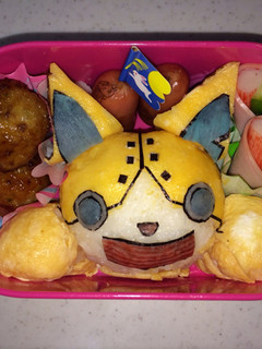 妖怪ウォッチ ゴルニャン キャラ弁 簡単-レシピのメイン写真