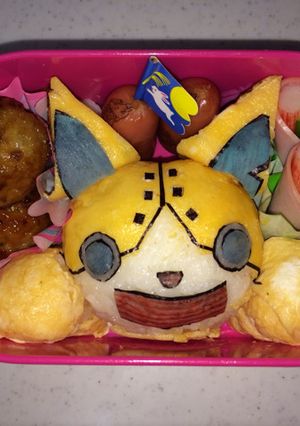 妖怪ウォッチ ゴルニャン キャラ弁 簡単-レシピのメイン写真