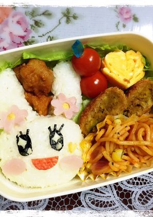 ラブリッチ☆たまごっちキャラ弁-レシピのメイン写真