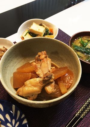 圧力鍋で簡単鶏肉と大根煮-レシピのメイン写真