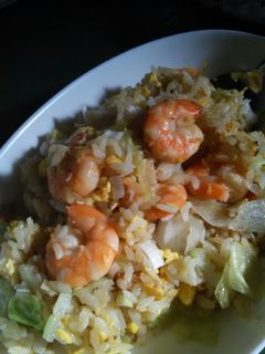 海老タップリ!レタスチャーハン-レシピのメイン写真