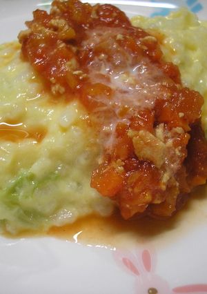 ☆離乳食中期☆煉瓦亭のオムライスもどき-レシピのメイン写真