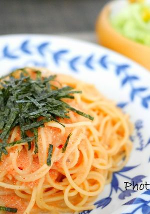 10分で簡単ランチ♡明太クリームパスタ-レシピのメイン写真