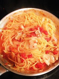 トマトソースパスタ-レシピのメイン写真