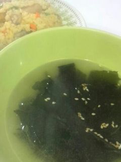 簡単シンプル。あの味!わかめスープ♪-レシピのメイン写真