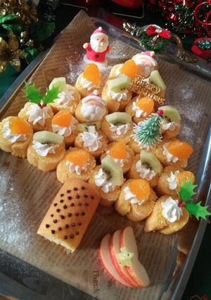 X'MASツリーロールcake-レシピのメイン写真