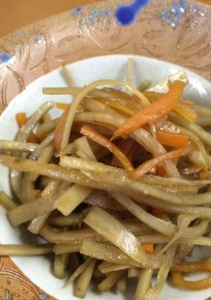 めんつゆで簡単きんぴら-レシピのメイン写真