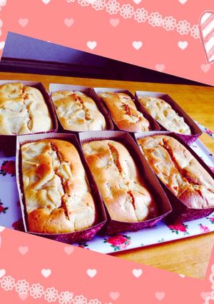 リンゴのしっとりパウンドケーキ-レシピのメイン写真