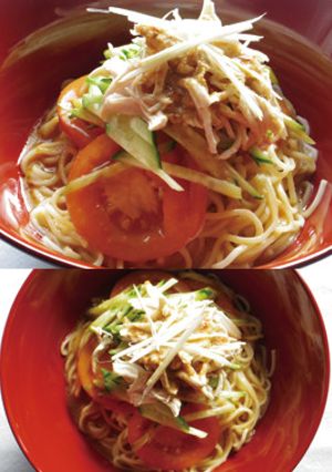 特製ピリ辛バンバンジーサムライラーメン-レシピのメイン写真