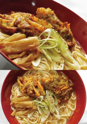 おつまみにも！絶品納豆かき揚げ×ラーメン-レシピのメイン写真