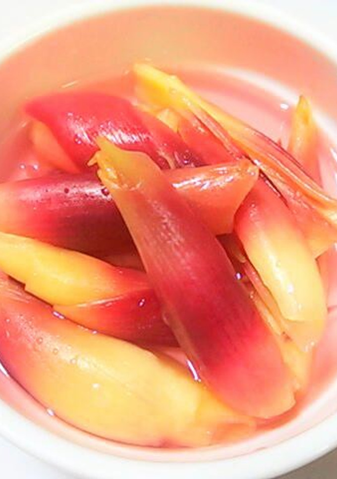 ゆず甘酢を使って～ みょうがの甘酢漬け-レシピのメイン写真