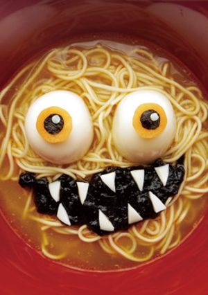 キャラ弁ならぬ妖怪キャララーメン！-レシピのメイン写真
