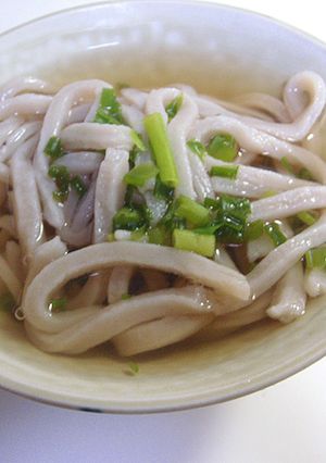 麺を味わう、柚子1個練りこみ手打ちうどん-レシピのメイン写真