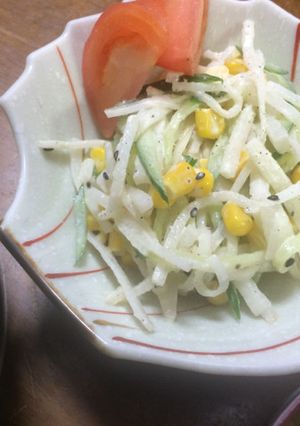 大根消費！大根マヨサラダ-レシピのメイン写真