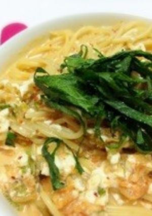 豆腐とキムチのスープパスタ-レシピのメイン写真