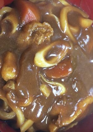 残りカレーでカレーうどん-レシピのメイン写真
