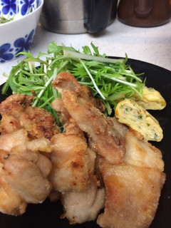 コンビニの味⁈お弁当に塩唐揚げ☆-レシピのメイン写真