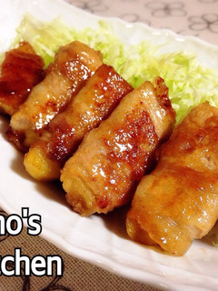 豚肉の甘照り焼き♪じゃが巻き*お弁当にも-レシピのメイン写真