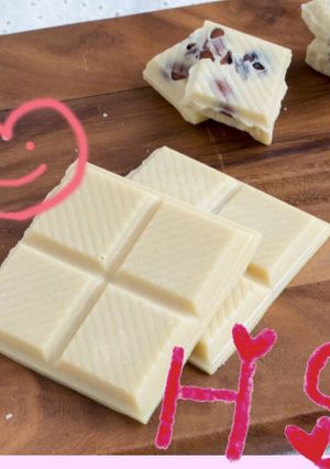 砂糖不使用ビーガンホワイトチョコレート-レシピのメイン写真